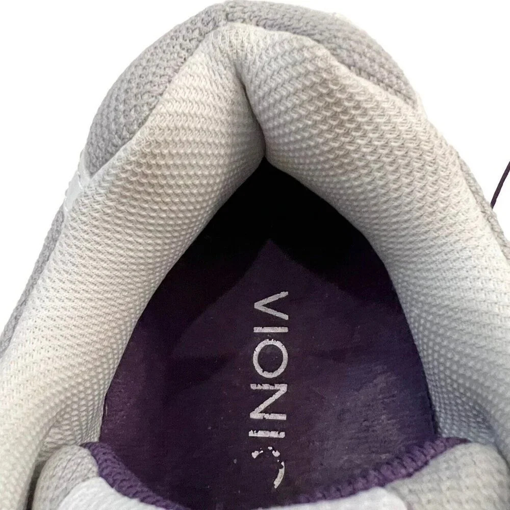 Vionic Women’s Walker Sneakers Size 11 Wide Athletic Orthotic White Purple - Picture 8 of 9